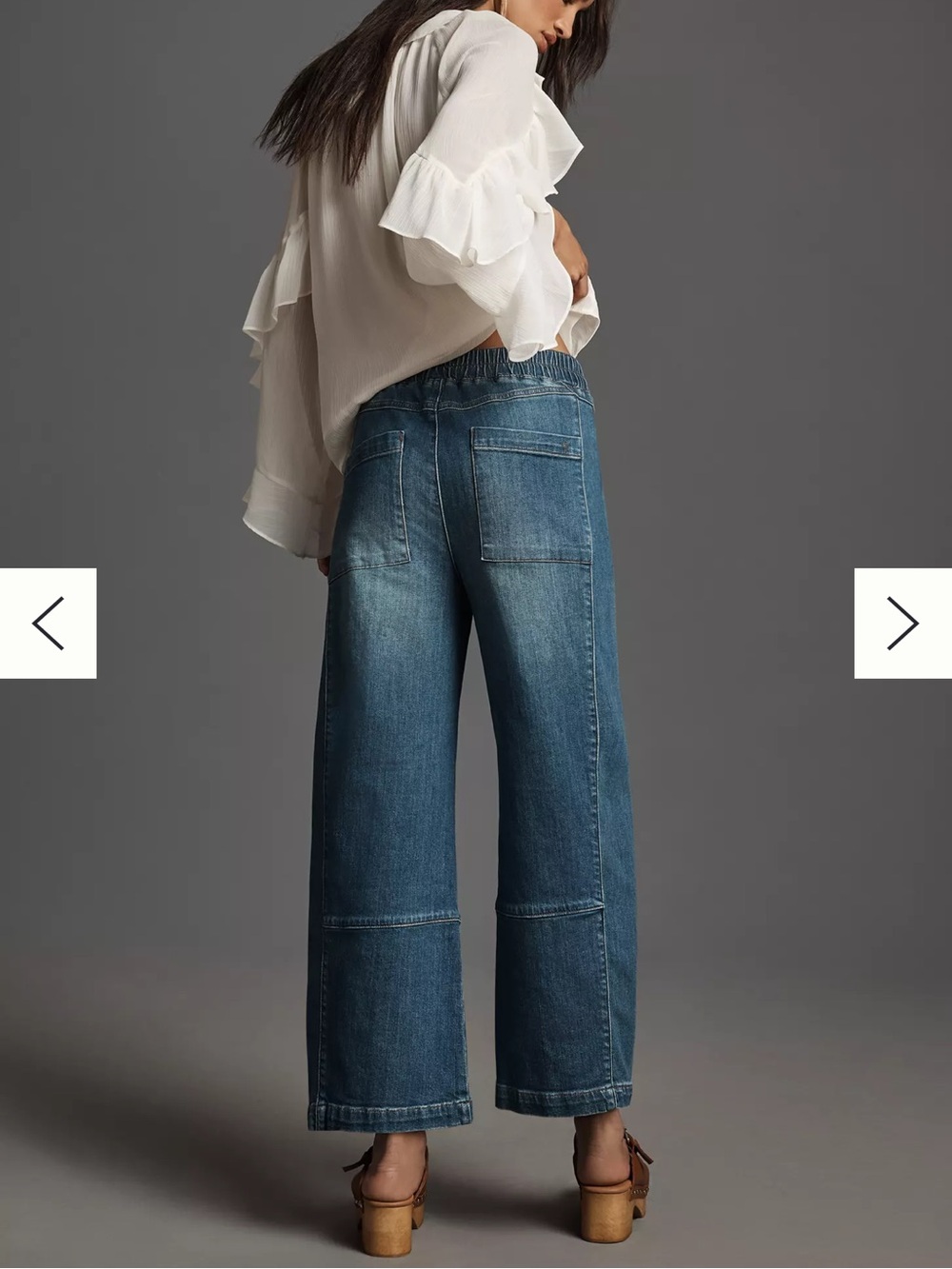 Pilcro Izzie Relaxed Pull-On Barrel Jeans medium - Picture 3 of 13